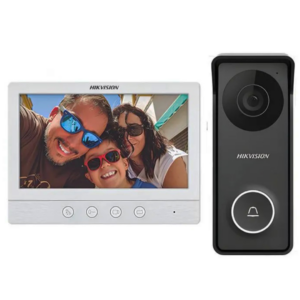 HIKVISION - KIT DE VIDEO PORTERO ANALOGO FRENTE DE CALLE METALICO HIKVISION - All - 4097 - DS-KIS213
