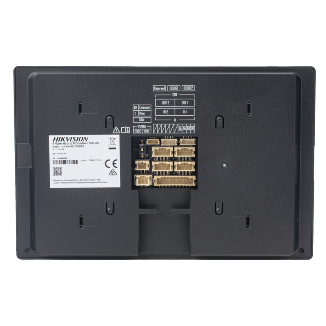 HIKVISION - KIT DE VIDEO PORTERO HIBRIDO DS-KH6352 + PANTALLA DS-KV2422-IM - All - 4011 - DS-KIS313-P (1)