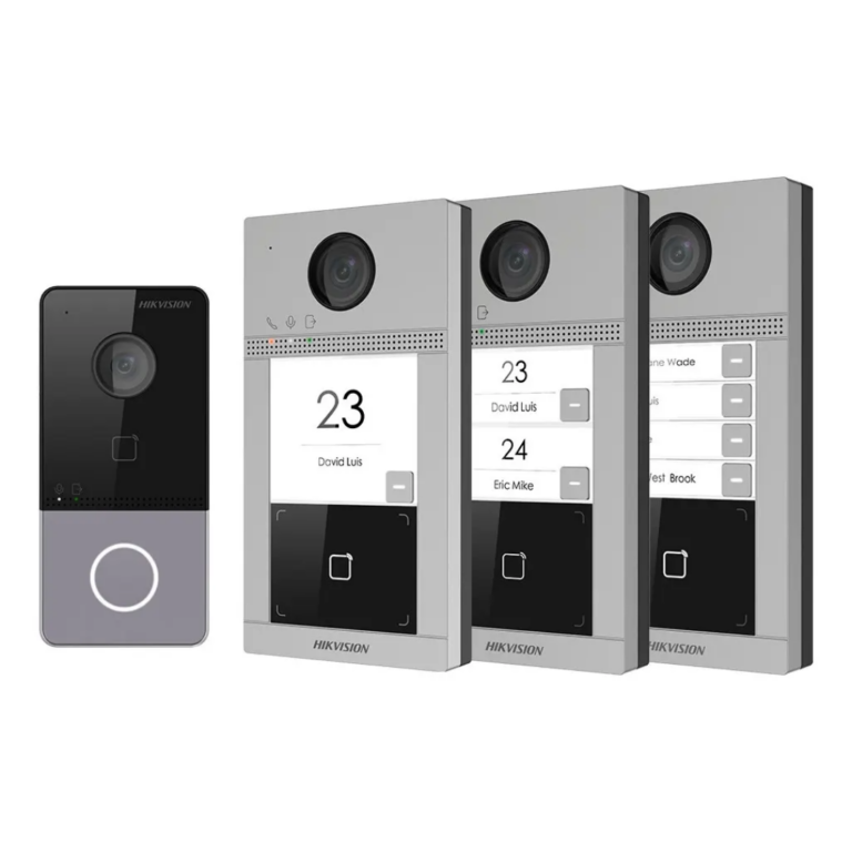 HIKVISION - KIT DE VIDEO PORTERO IP 1 DS-KV6133-WME1 + 1 DS-KH6350-WTE1 + 1 32GB TF card HIKVISION - All - 4098 - DS-KIS608