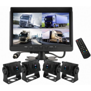 HIKVISION - KIT VEHICULAR DE PANTALLA Y 4 CAMARAS - All - 4205 - DS-AE-VD2501A-A