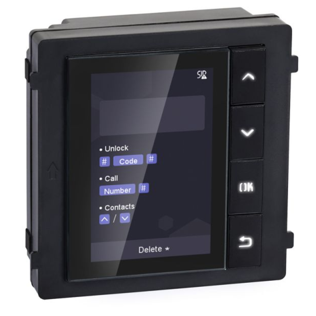 HIKVISION - MODULO DE DISPLAY PARA BUSQUEDA DE CONTACTOS PARA VIDEOPORTERO DEPARTAMENTAL - All - 3388 - (3)