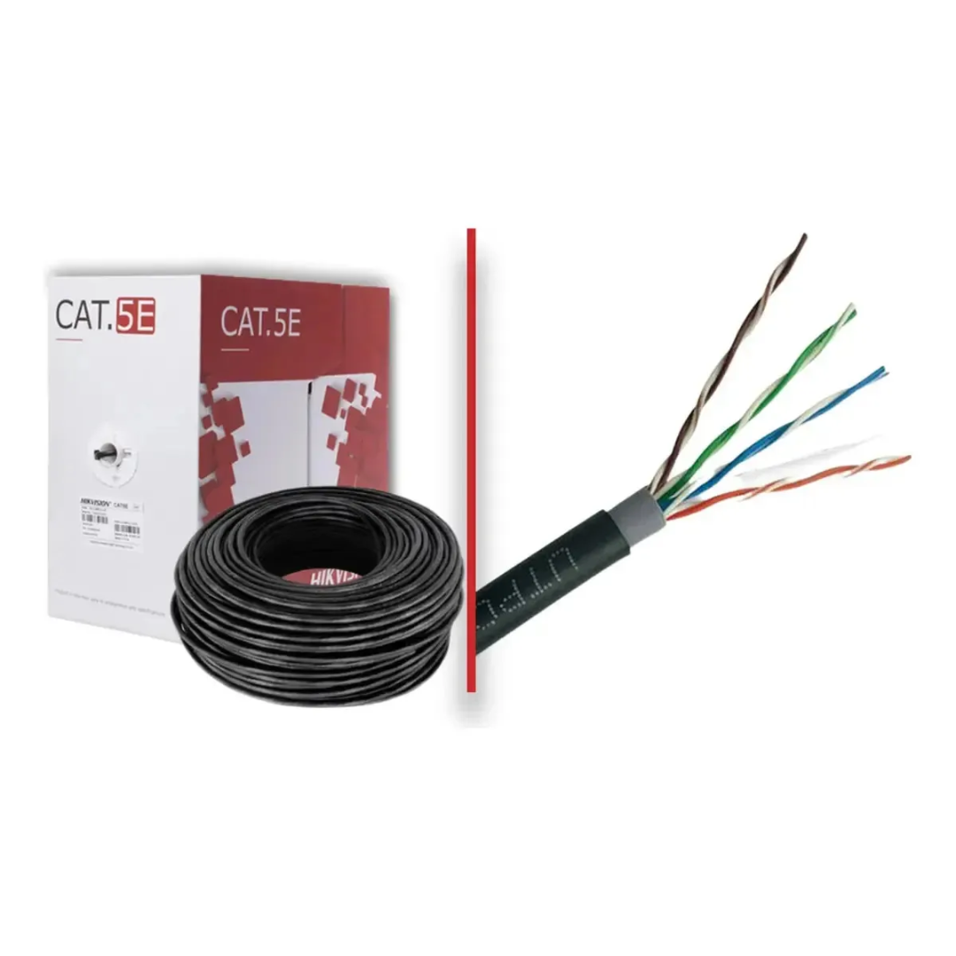HIKVISION - ROLLO DE CABLE UTP CAT5E 305 MTS EXTERIOR HIKVISION - All - 3334 - DS-1LN5EO-UUE (4)
