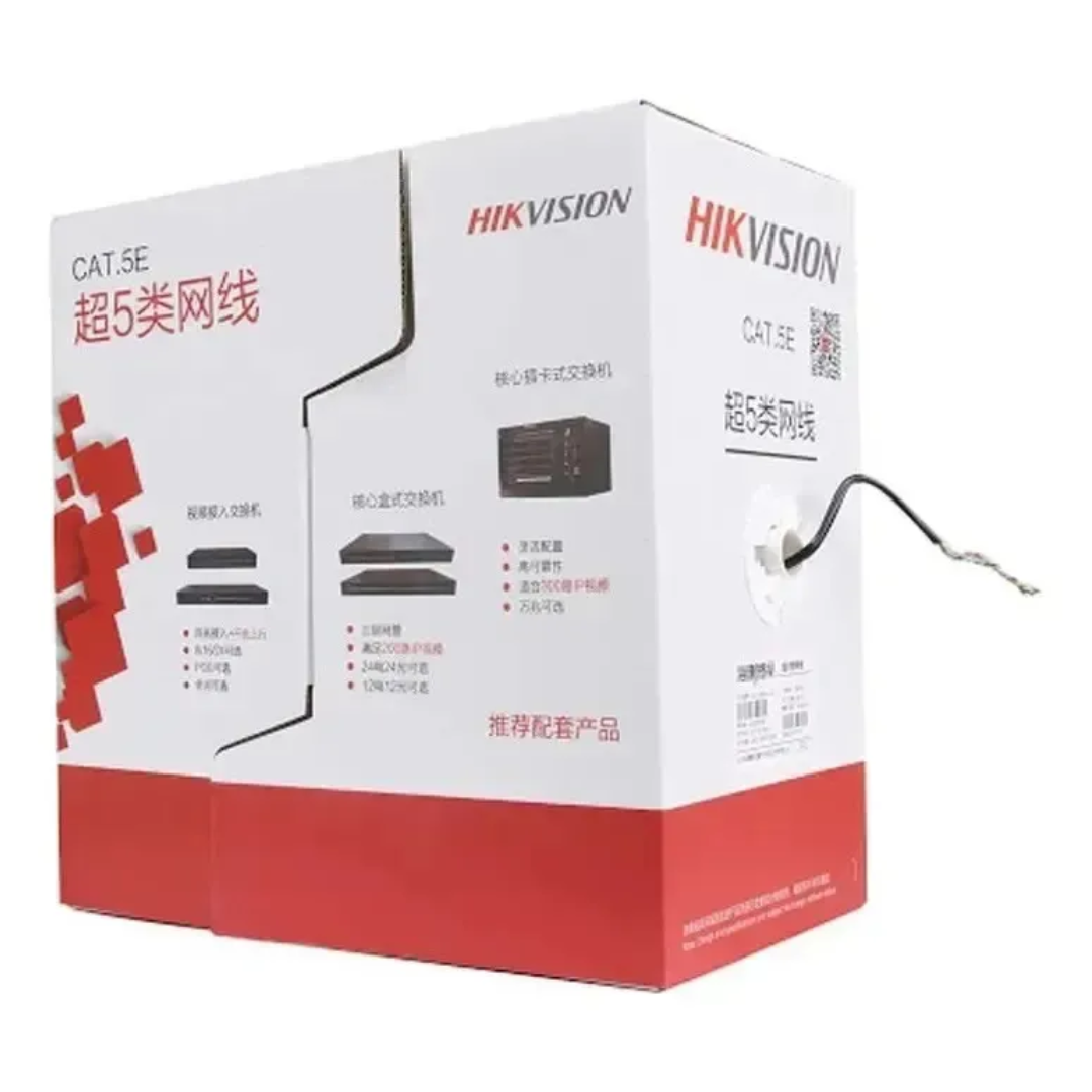 HIKVISION - ROLLO DE CABLE UTP CAT5E 305 MTS EXTERIOR HIKVISION - All - 3334 - DS-1LN5EO-UUE (6)