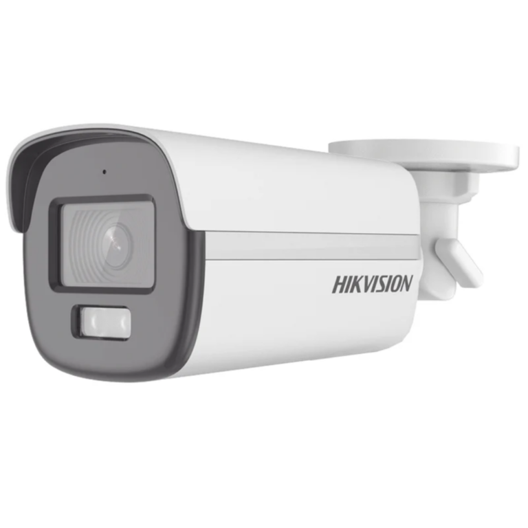 HIKVISION - TUBO SELLADO HD-TVI 3K IR HASTA 40M CON AUDIO Y LUZ HIBRIDA COLOR VU - All - 3837 - DS-2CE12KF0T-LFS