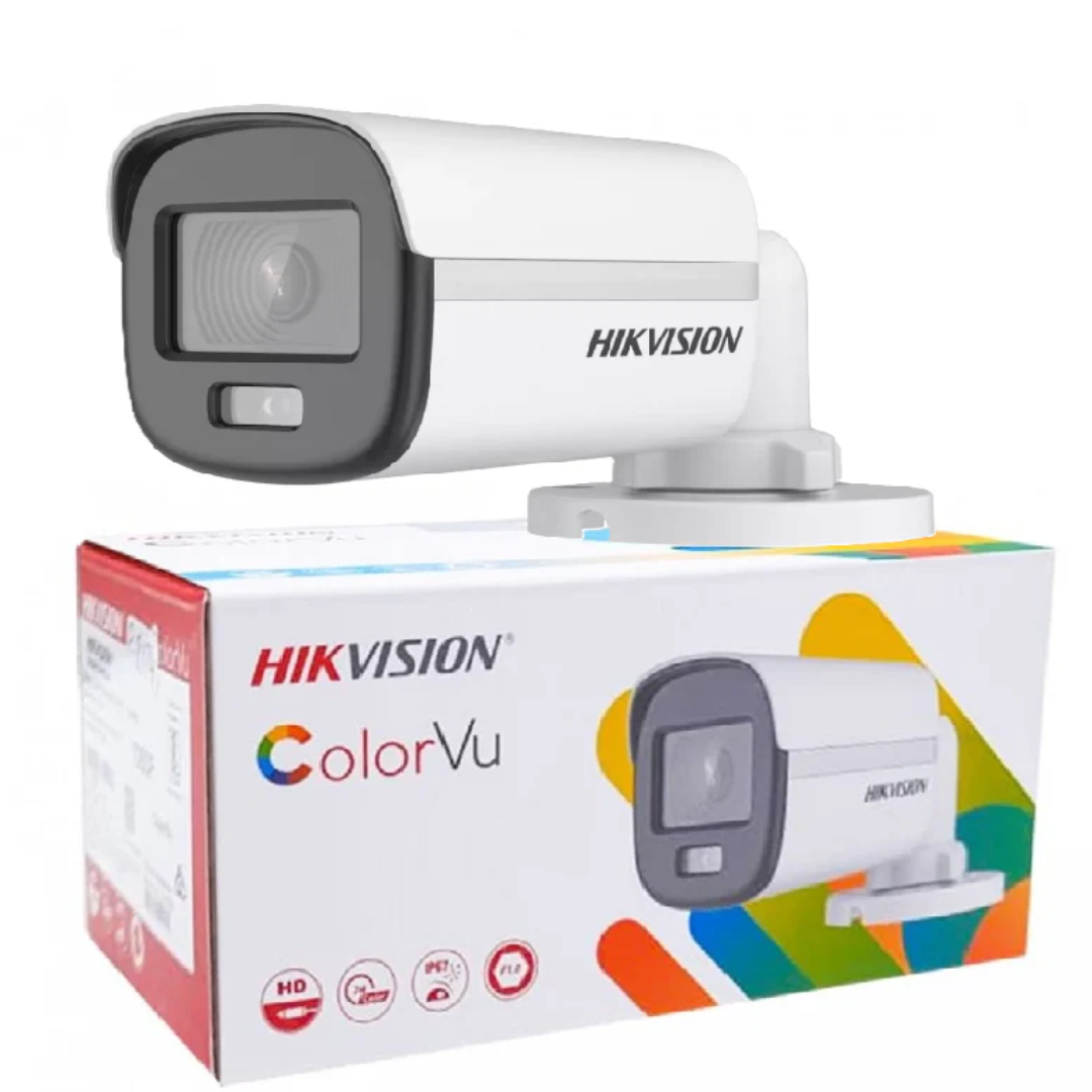 HIKVISION - TUBO SELLADO HD-TVI 3K IR HASTA 40M CON AUDIO Y LUZ HIBRIDA COLOR VU - All - 3837 - DS-2CE12KF0 (1)