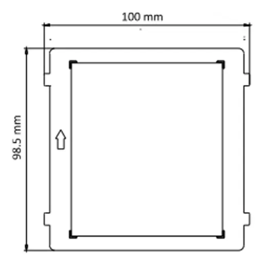 HIKVISION - VIDEOPORTERO MODULAR TAPA CIEGA - All - 450 - DS-KD-BK (3)