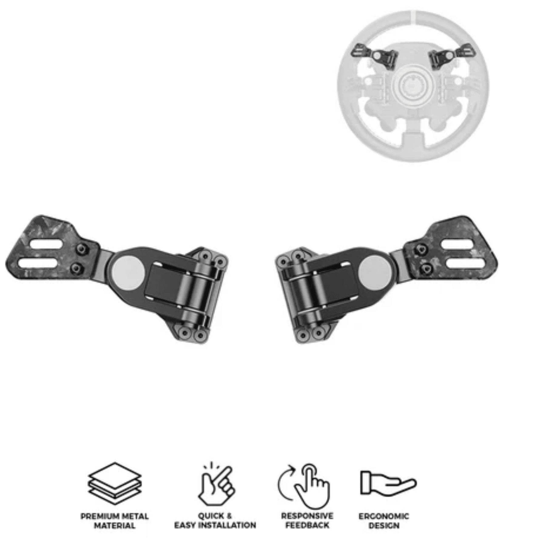 MOZA RACING MOZA RACING Accessory RS094 Peddal add-on kit For CS PRO Wheel Only Retail AC 305762 RS094 (1)