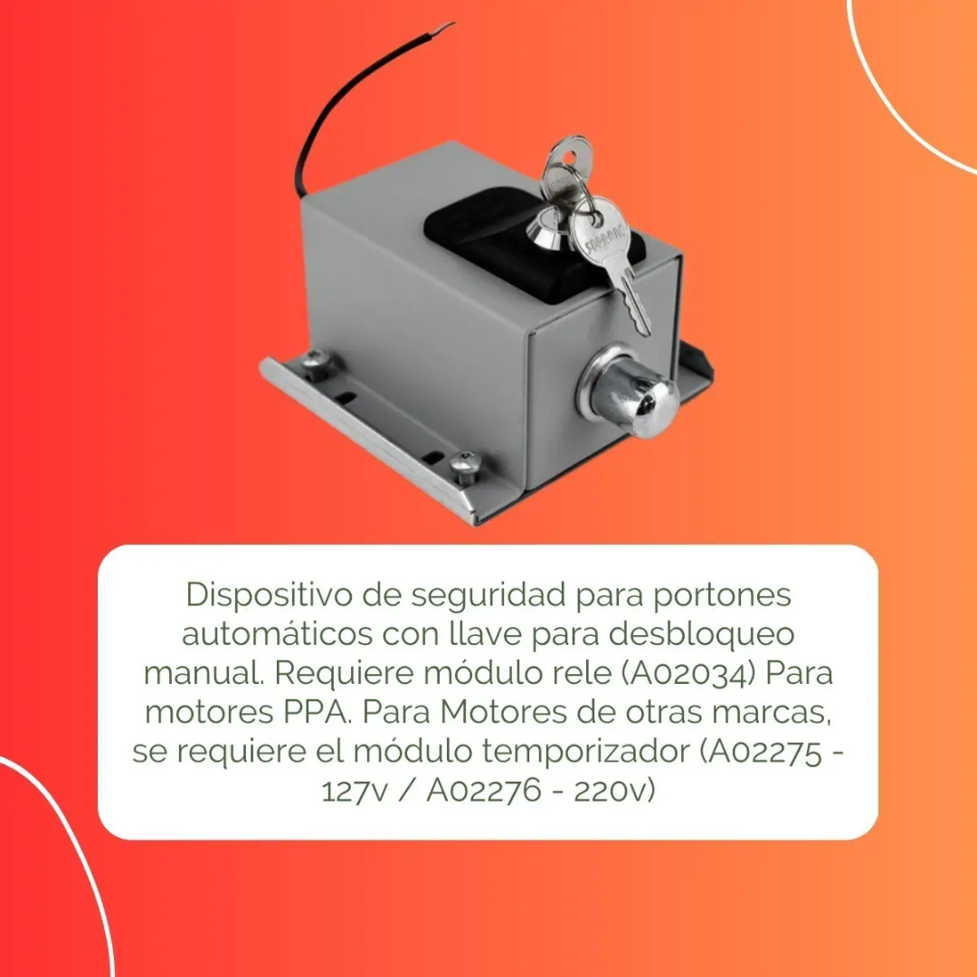 PPA - CERRADURA ELECTRICA PARA PORTON 110220V - All - 3943 - PPA-F15210004 (2)
