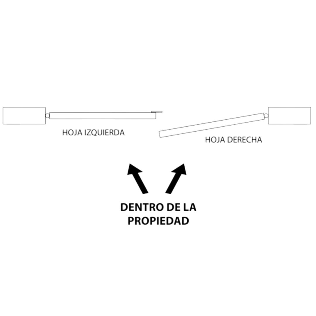 PPA - PIVO PISTON CONDOMINIUM ANALOGO 127V 60HZ - DERECHA SIN BRAZOS LOS RIELES SE VEN (4)