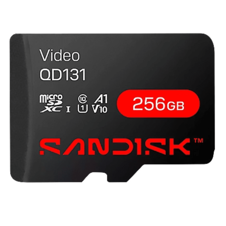 SanDisk 256GB MicroSD Surveillance  - SDSDQAS5-256G-BP
