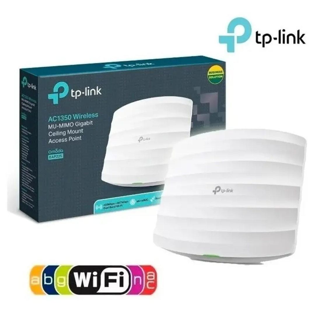 TP-LINK - ACCESS POINT TPLINK OMADA AC1350 WIRELESS DUAL BAND PARA TECHO - All - 3064 - TP-EAP225 (5)