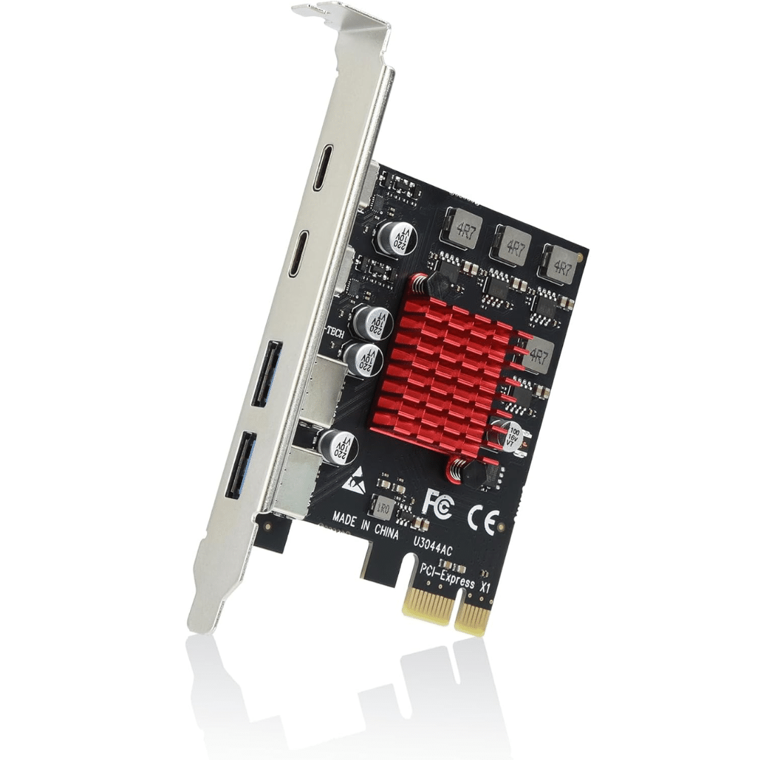 Tarjeta De Expansion Eluteng Pcie 4 Puertos Usb 3.1 2usb-a 2usb-c 10gbps - Dispositivos Scsi - X002NZSIH3 (5)