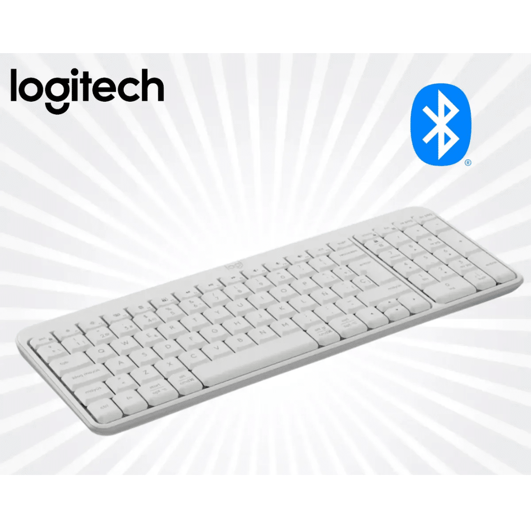 Teclado Logitech K250 Compact Bluetooth Wireless White - Teclados - 920013446 (1)