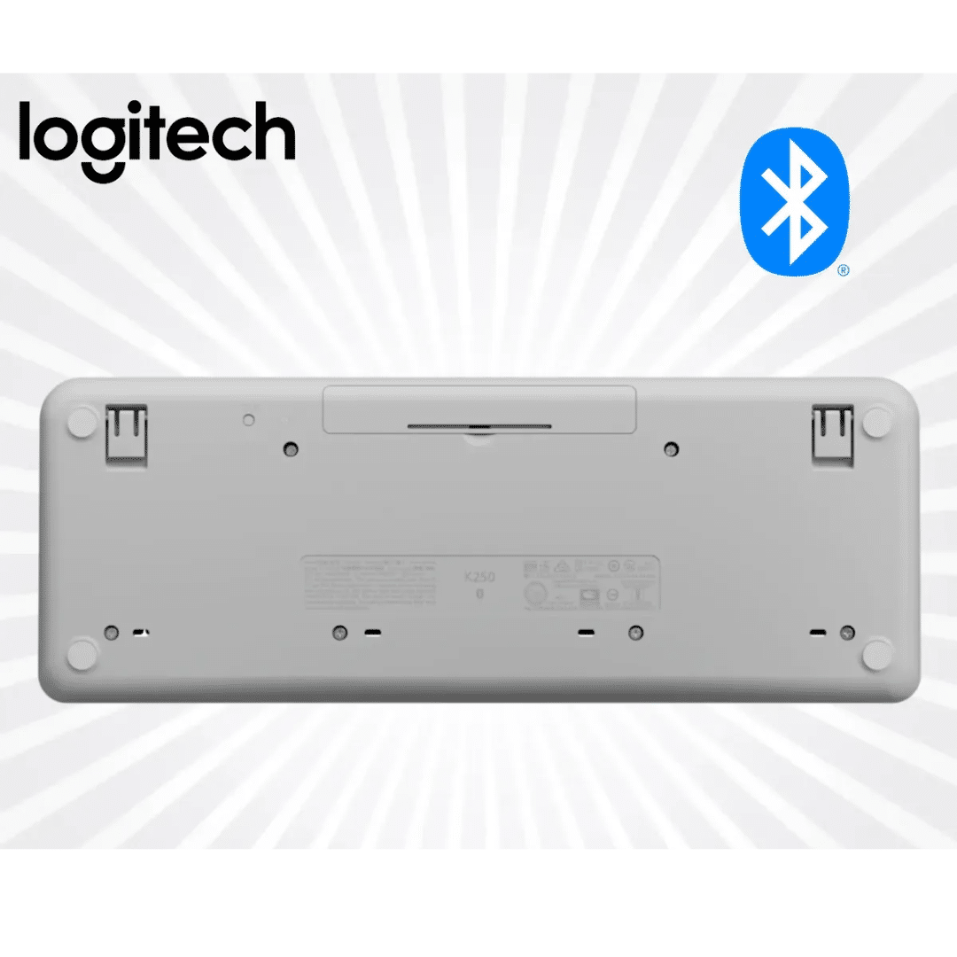 Teclado Logitech K250 Compact Bluetooth Wireless White - Teclados - 920013446 (2)