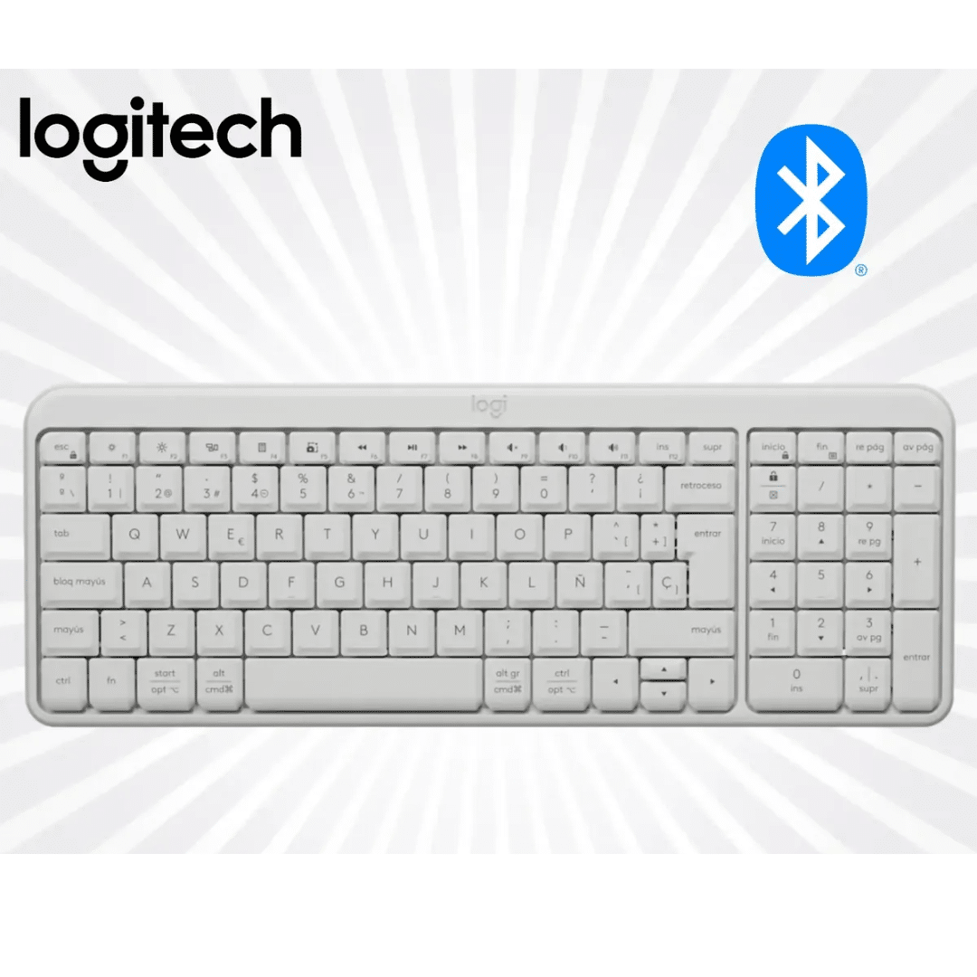 Teclado Logitech K250 Compact Bluetooth Wireless White - Teclados - 920013446 (5)