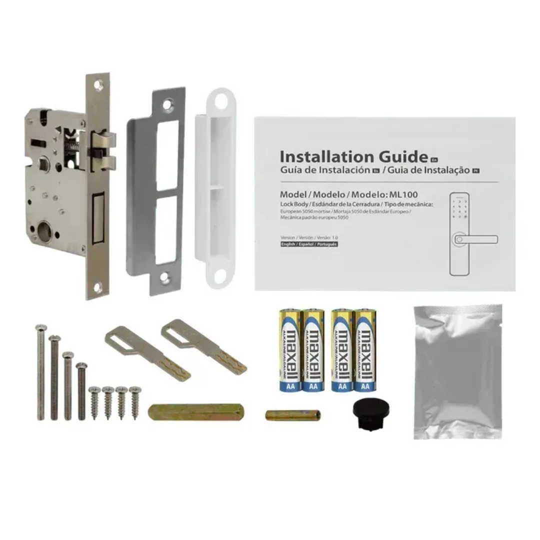 ZKTECO - CERRADURA CON HUELLA DIGITAL Y PIN - All - 3541 - ZK-ML100 (1)