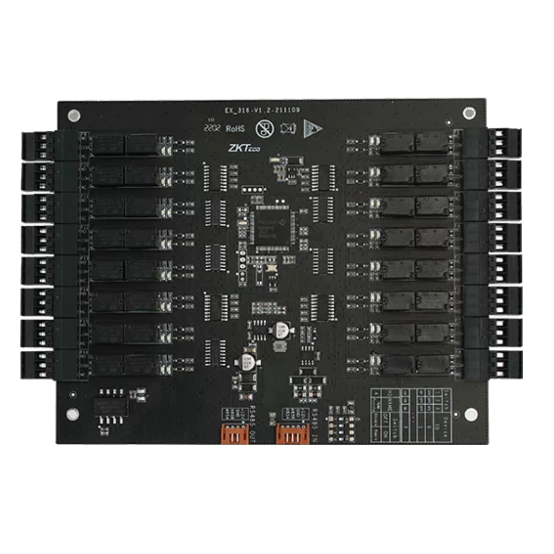 ZKTECO - EXPANSOR PARA MODULO ASCENSORES 16 PISOS COMPATIBLE CON ZK-EC16 - All - 4363 - ZK-DEX16 (2)