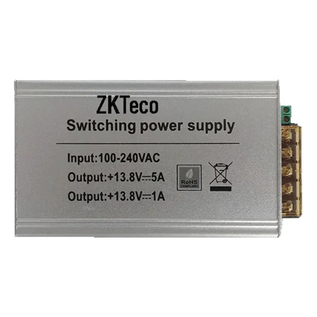 ZKTECO - FUENTE PARA CONTROL DE ACCESO 5AMP+1AM CONTINUOS - All - 762 - ZK-TPM005B (2)