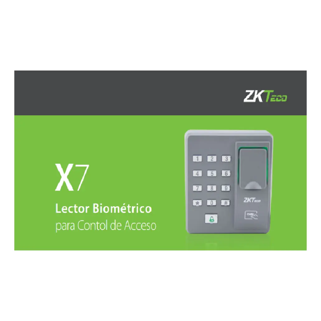 ZKTECO - LECTORA DE HUELLA DIGITAL, SIMPLE - All - 770 - ZK-X7 (4)