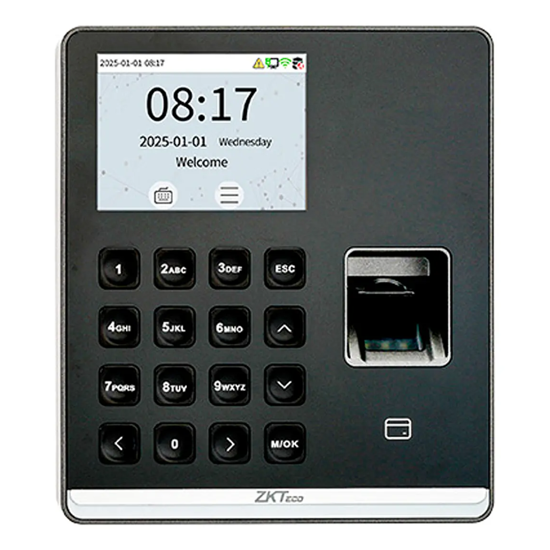 ZKTECO - TERMINAL BIOMETRICO TIEMPO Y ASISTENCIA, HUELLA Y PROXIMIDAD BLACK - All - 4360 - ZK-SENSEFP-M1-B (1)