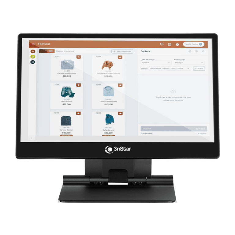 Computador 3nstar Aio Pos P7 I3 12th Gen - 8gb Ram - 240gb Ssd - Capacitive -  Wi-fi- Bt - W11 Iot Ent - 850064989304 - P715-30W-8240W11