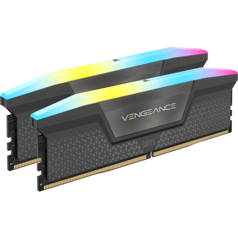 Dimm Corsair Vengeance Rgb Ddr5 6000mt-s 32gb (2 X 16gb) 288pin 1.35v Cl38 Gray - Memorias - CMH32GX5M2B6000Z38
