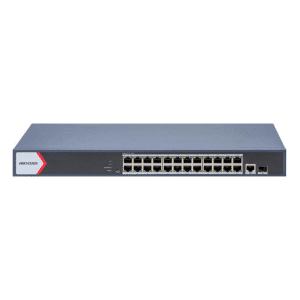 HIKVISION - SWITCH POE 24 CH 10/100/1000MB + 1 10/100/1000MB + 1 FIBRA GIGABITE 370W - All - 4494 - DS-3E1526P-EI/M