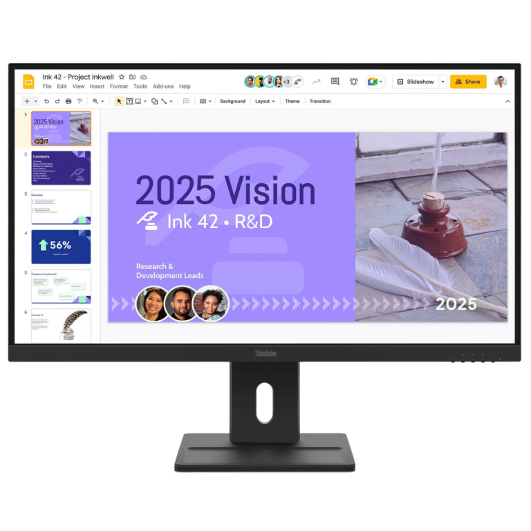 Lenovo ThinkVision E27Q-40 27" Class WQHD LED Monitor - 16:9 - Raven Black - 27" Viewable - In-plane Switching (IPS) Technology - WLED Backlight - 2560 x 1440 - 16.7 Million Colors - 350 Nit - 4 ms - 100 Hz Refresh Rate - Speakers - Swivel, Height, Pivot, Tilt - HDMI - DisplayPort - VESA Mount Compatible - Lenovo - LED Monitor - 7581 - A300-500K08 - 500K08 - 0199271591628 - 64BDGAR4UZ
