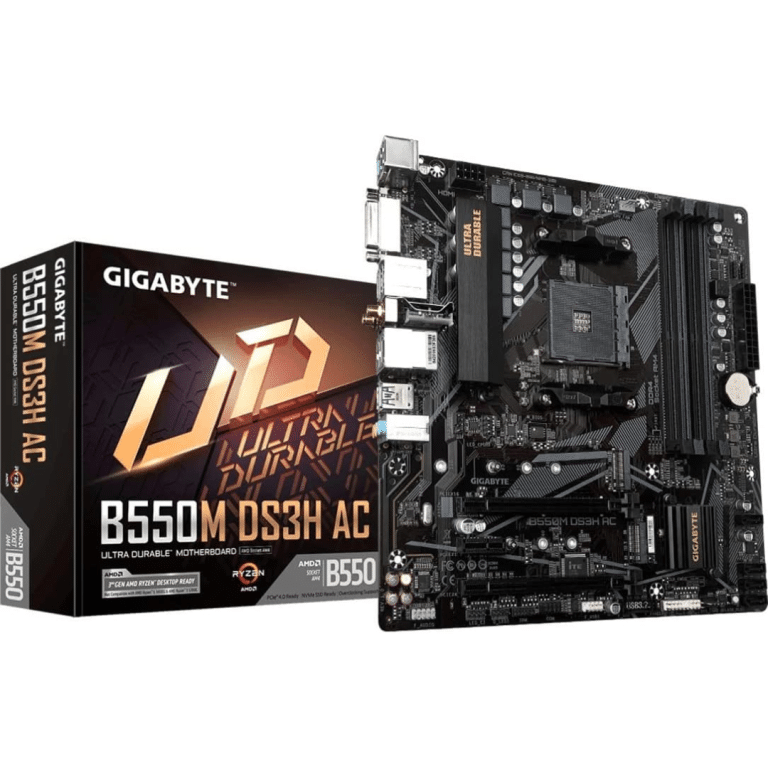 Mainboard Gigabyte B550m Ds3h Ac - 889523024416 - 9MB55MDHC-00-13