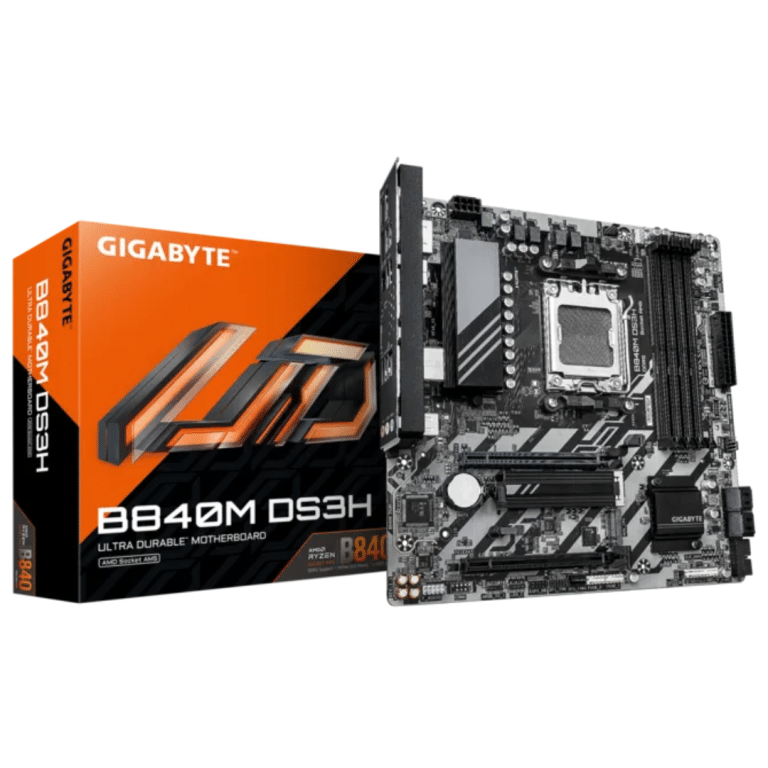 Mainboard/gigabyte B840m Ds3h Am5 Ddr5 Hasta 256gb Pcie 4.0 Micro Atx - B840MDS3HG10