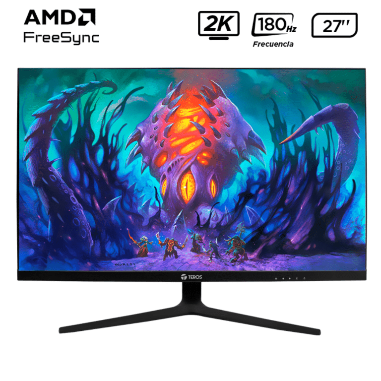 Monitor Teros Gaming Te-2769g 27 Pulg Plano Ips Qhd 2560x1440 180hz 1ms Audio Out Hdmi Dp - TE-2769G