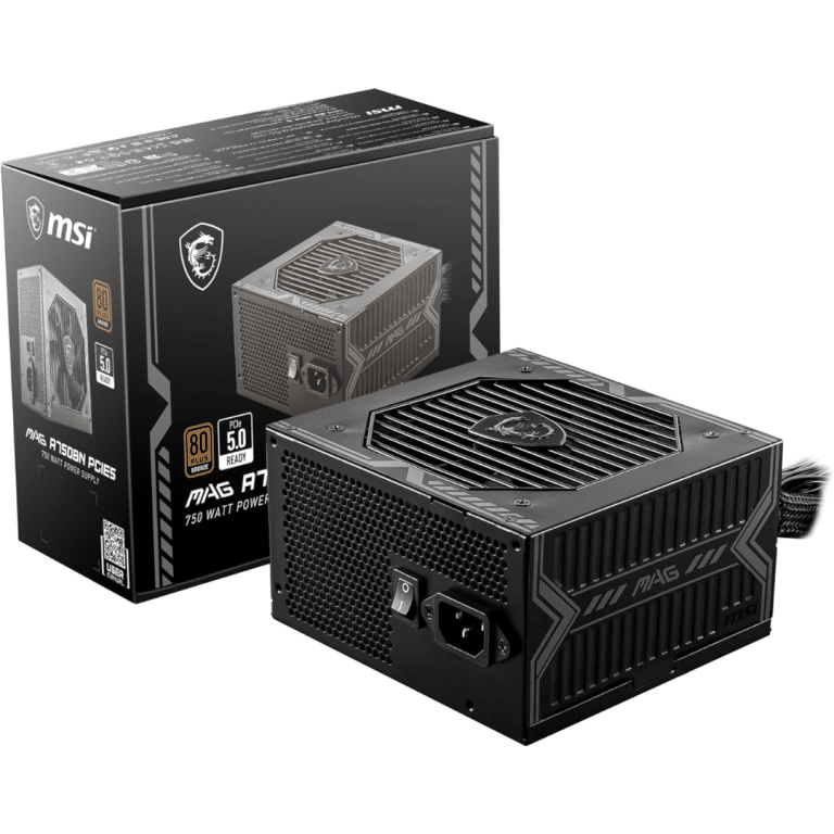 MSI MSI PS MAGA750BNPCIE5III MAG A750BN PCIE5 III 750W 80+Bronze Non modular PS 305437 MAGA750BNPCIE5III