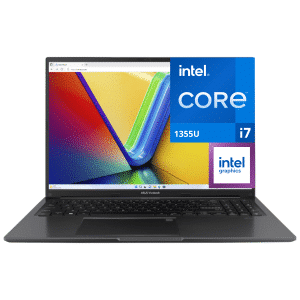 Laptop Asus Vivobook F1605va-ab74 Intecl Core I7-1355u (13va) Ram Ddr4 16gb Ssd 1tb M.2  16” Wuxga Win-11 Home Indie Black - Notebook - F1605va-ab74