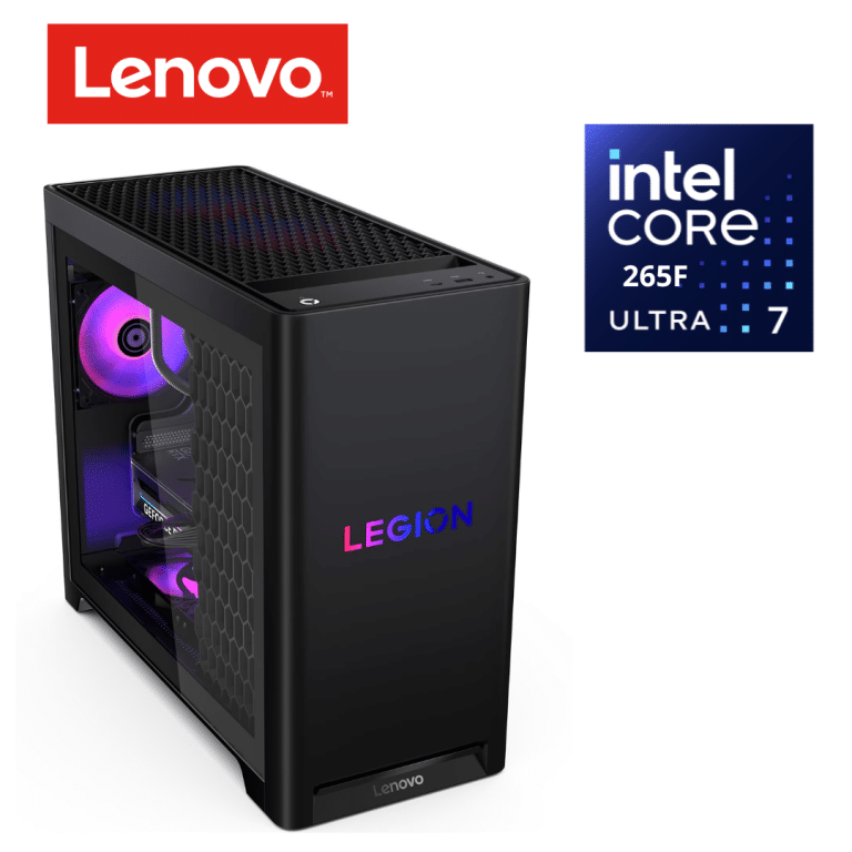 Pc Escritorio Workstation Lenovo Legion Tower 5i 30l Intel Core Ultra 7 265f (e-cores Up To 4.60 Ghz P-cores Up To 5.20 Ghz) Ram 32gb Ddr5-5600mt/s (udimm)(2 X 16 Gb) (hasta 128gb) Ssd 1tb M.2 2280 Pcie Gen4  *nvidia Rtx 5060ti 8gb Vram Gddr7*  Wi-fi 6e 2x2 Ax & Bt 5.3 Windows 11 Home - 90ya003gus