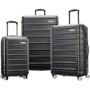 Samsonite Omni 2 Hardside Expandable Luggage With Spinner Wheels, 3-Piece Set (19/ 24/ 28), Midnight Black - 138451-1548 - Samsonite