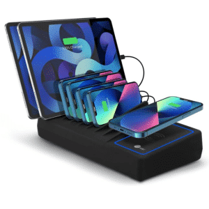 SIIG SIIG AC AC-PW1R11-S1 10-port USB-A C & Wireless Charging Station 150W Retail AC 266940 AC-PW1R11-S1