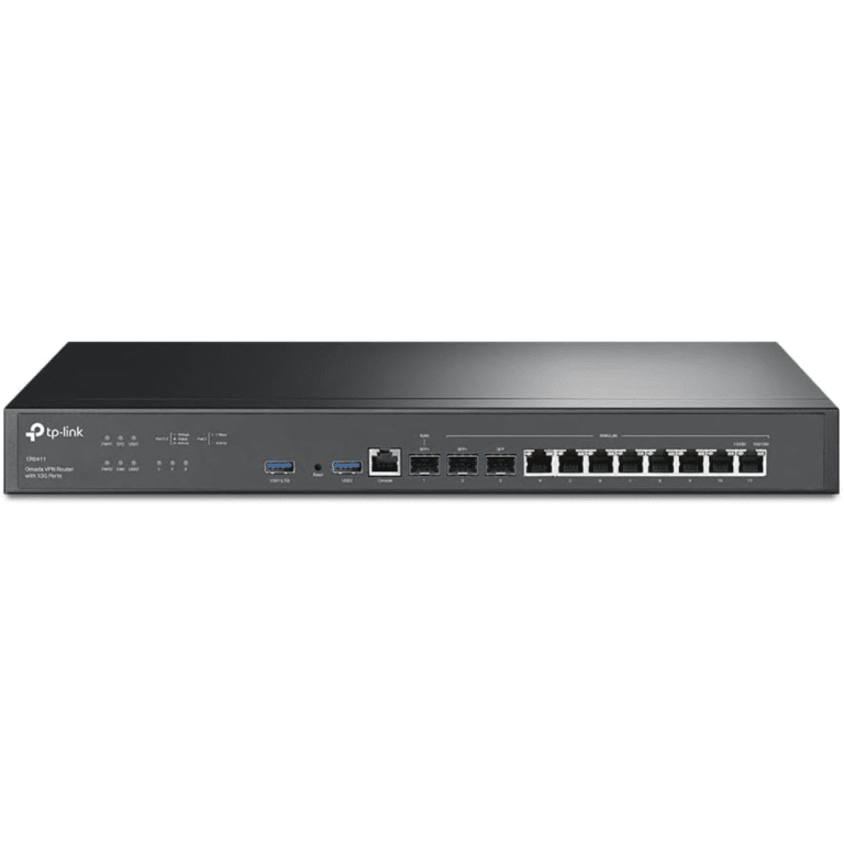 TP-LINK - ROUTER VPN 10 PUERTOS  WAN + 2 LAN/WAN 10 GIGABITE 3 EN 1 TPLINK OMADA - All - 4256 - TP-ER8411