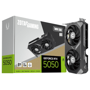 Zotac ZOTAC VCX ZT-B50500H-10M GeForce RTX 5050 Twin Edge OC 8GB GDDR6 128bit PCIE VC 300219 ZT-B50500H-10M