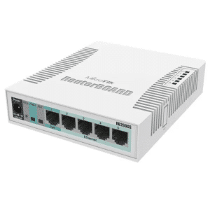 MikroTik RB260GS - Conmutador - Gestionado - 1 x 10/100/1000 (PoE) + 4 x 10/100/1000 + 1 x SFP - sobremesa - Redes - Hubs & Switches - CSS106-5G-1S