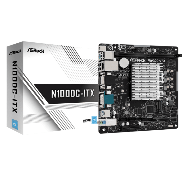 Mainboard Asrock N100dc-itx - Intel Quad-core N100  Ddr4-2-sata3 Supports Intel Turbo Boost Mini-itx - Mother Board - N100DC-ITX