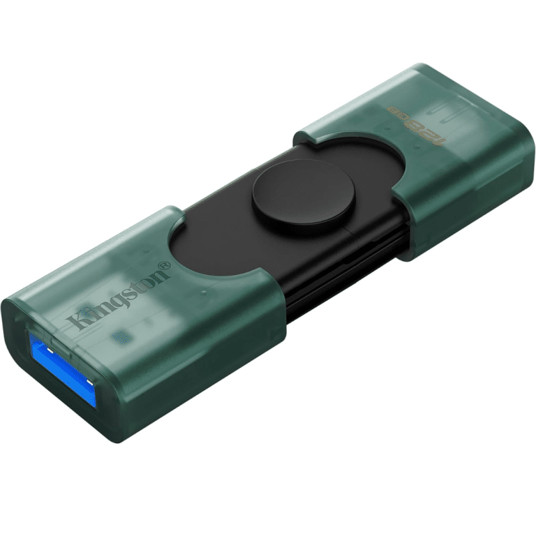 Kingston 128GB USB-A + USB-C 3.2 Gen 1 DataTraveler DuoG2 - Memorias - Unidades Flash USB - DTDEG2/128GB