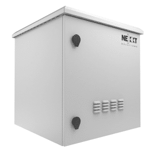 Nexxt Solutions Infrastructure - Outdoor Pole Mount Cabinet - SPCC steel - Light gray powder coat - Incluye acc montaj barra tierr - Redes - Paneles, Gabinetes y Cajas de Redes - NPC-O6U66P