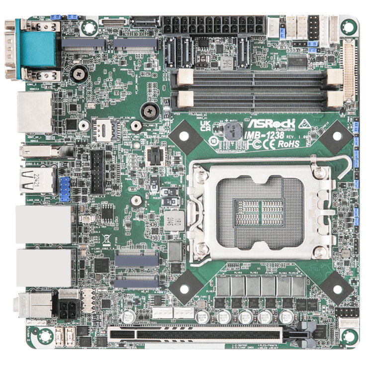 ASRock Inc. ASRock MB IMB-1238 Q670 LGA1700 Max 64GB DDR5 Mini-ITX Retail MB 280836 IMB-1238