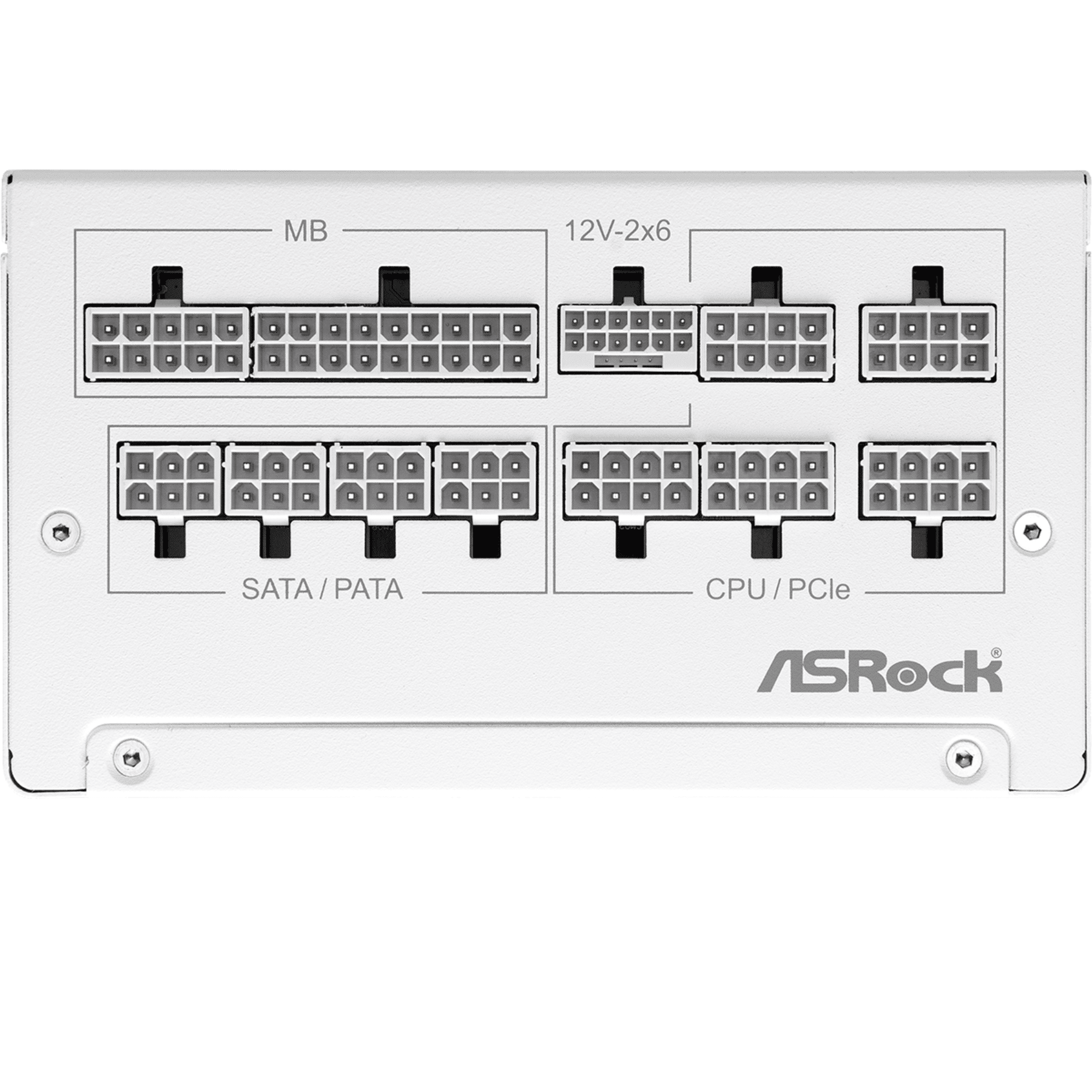 ASRock Inc. ASRock PS SL-1000GW 1000W ATX 12V 80+GOLD Fully Modular 135mm Fan White Retail PS 295598 SL-1000G (5)