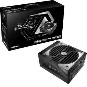 ASRock Inc. ASRock PS TC-1300T 1300W ATX 12V 80+TITANIUM FullyModular 135mm Fan Retail PS 295578 TC-1300T