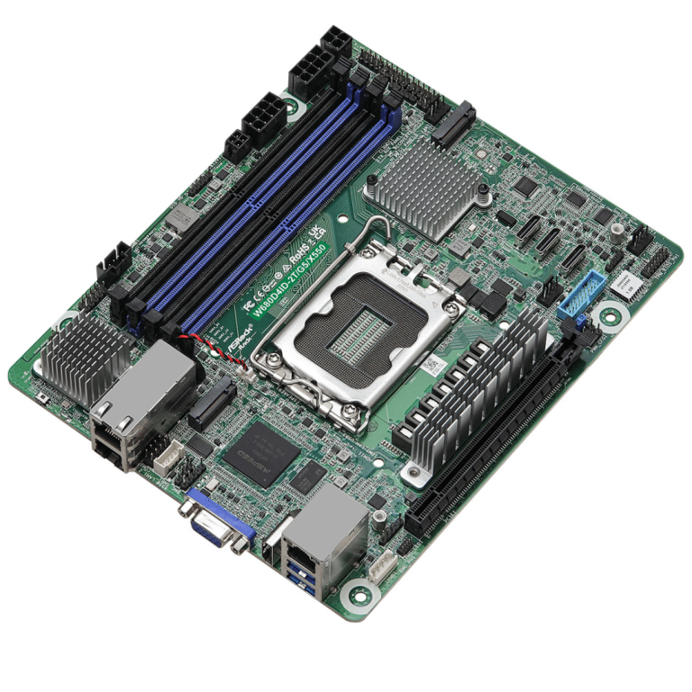 ASRock Inc. ASRock SV MB W680D4ID-2T G5 X550 W680 LGA1700 Max32G DDR5 Deep mini-ITX MB 269939 W680D4ID-2T/G5/X550
