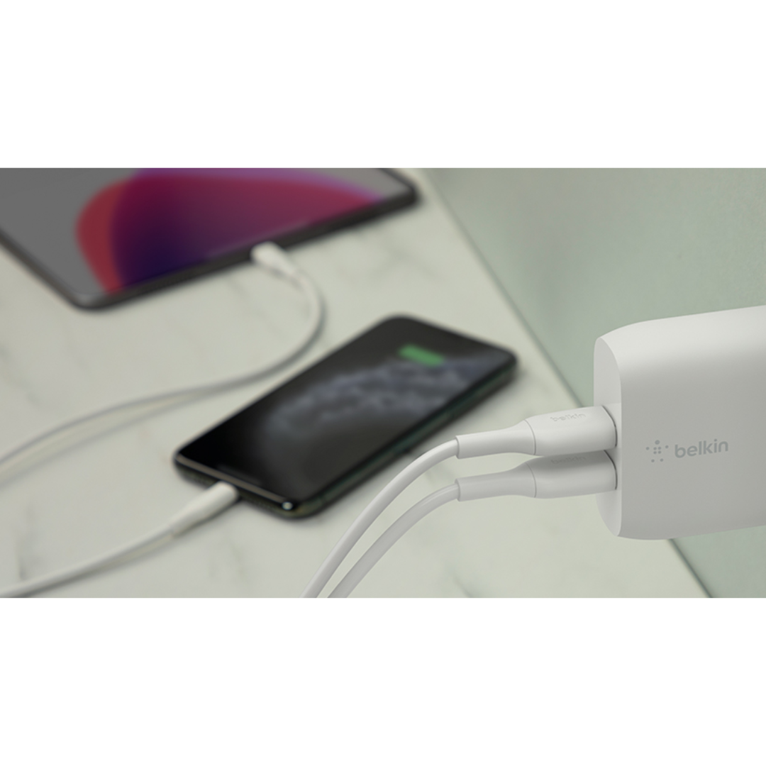 Belkin - - 24 vatios - 4.8 A - 2 conectores de salida (2 x USB) - Celulares - Baterías y Cargadores - WCB (4)