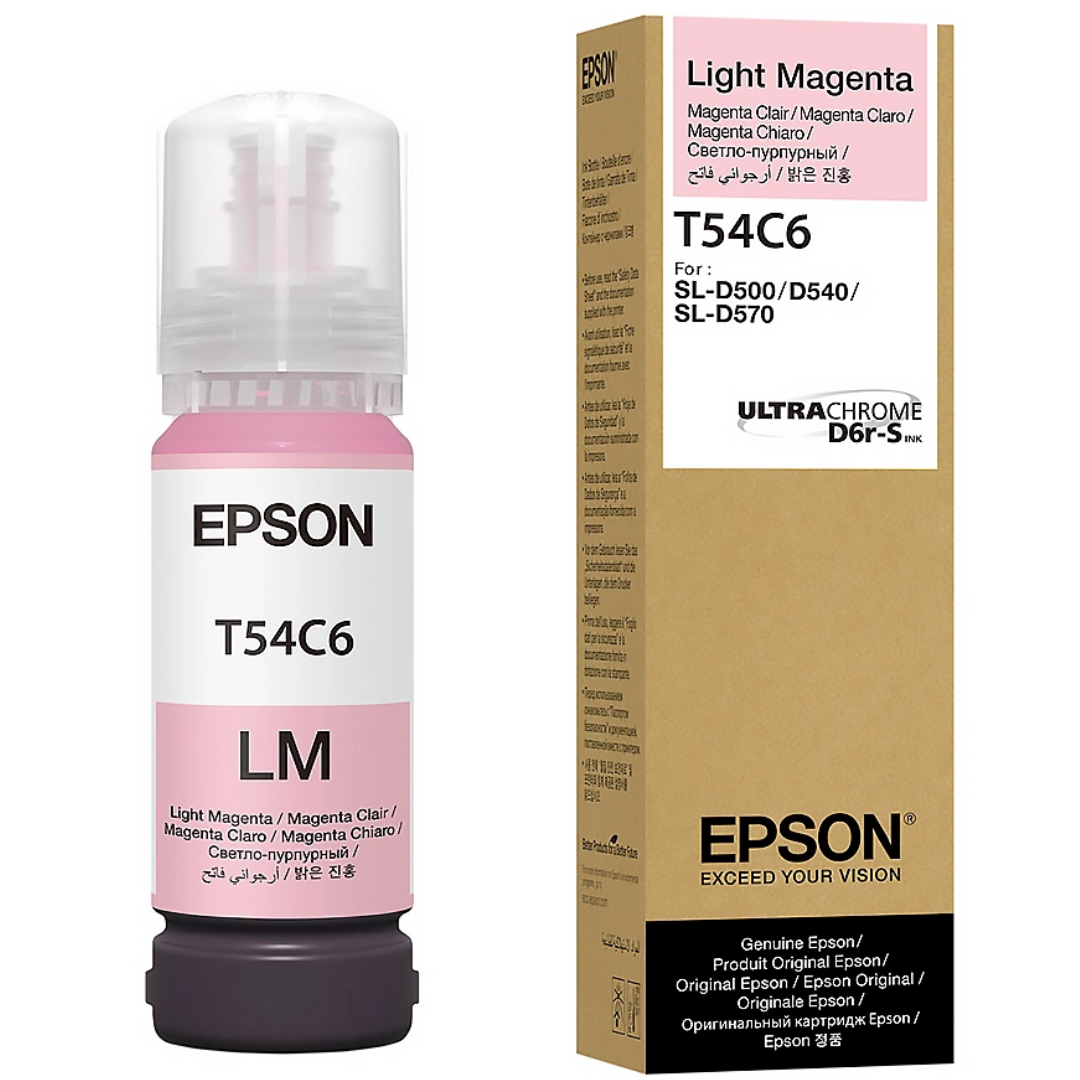 Botella Epson Ultrachrome T54c Light Magenta Surelab D570 70ml - Suministros - T54C620