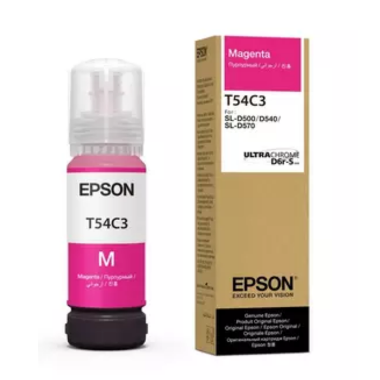 Botella Epson Ultrachrome T54c Magenta Surelab D570 70ml - Suministros - T54C320
