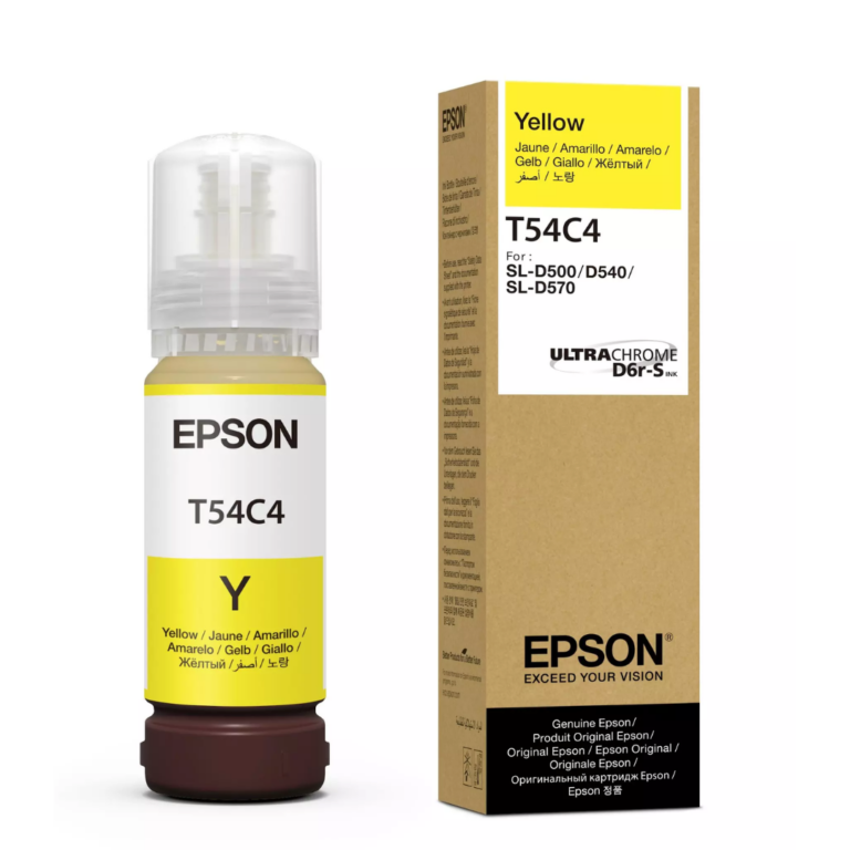 Botella Epson Ultrachrome T54c Yellow Surelab D570 70ml - Suministros - T54C420